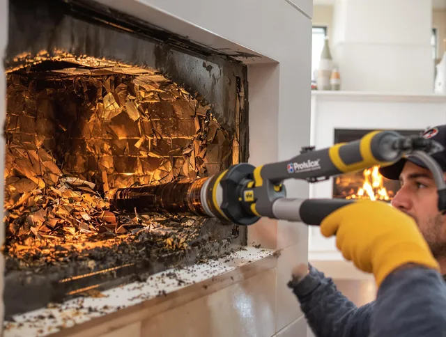 Professional chimney cleaning by West Hollywood Chimney Sweep in West Hollywood, CA