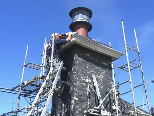 Sturdy chimney crown finished by West Hollywood Chimney Sweep in West Hollywood, CA