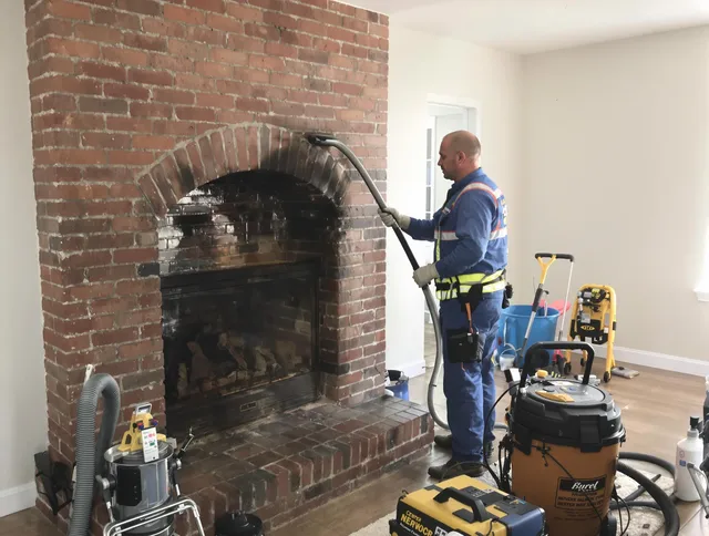 West Hollywood Chimney Sweep expert performing detailed chimney sweep in West Hollywood, CA