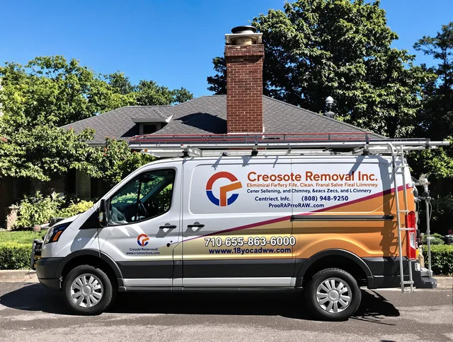 West Hollywood Chimney Sweep technician removing creosote safely in West Hollywood, CA