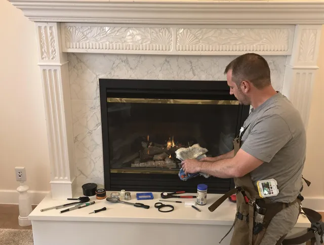 West Hollywood Chimney Sweep performing fireplace maintenance in West Hollywood, CA