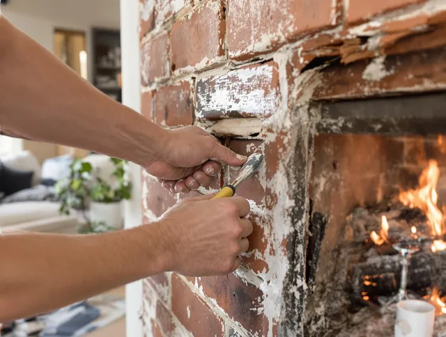 Routine fireplace repair by West Hollywood Chimney Sweep in West Hollywood, CA